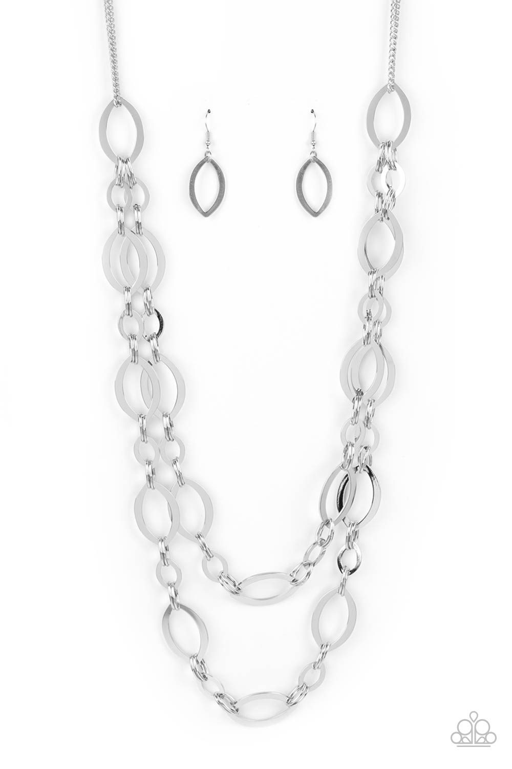 The OVAL-achiever - Silver necklace