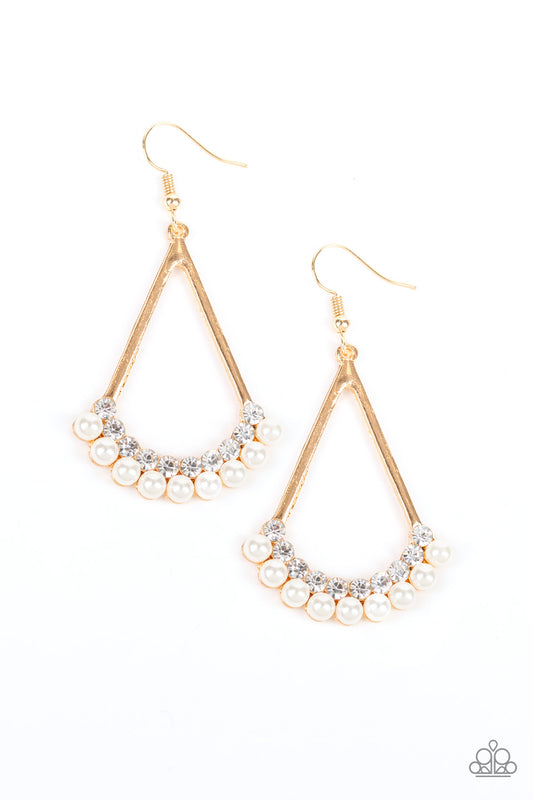 Top to Bottom - Gold earrings