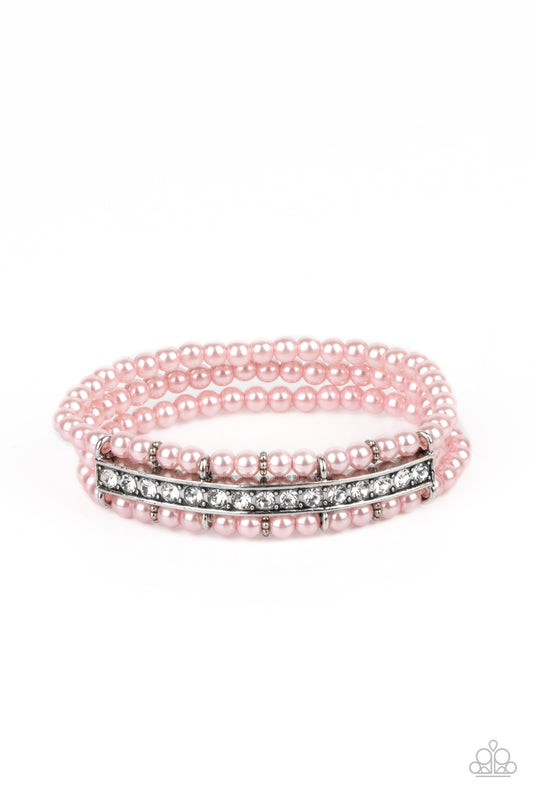 Vintage Beam - Pink pearl bracelet