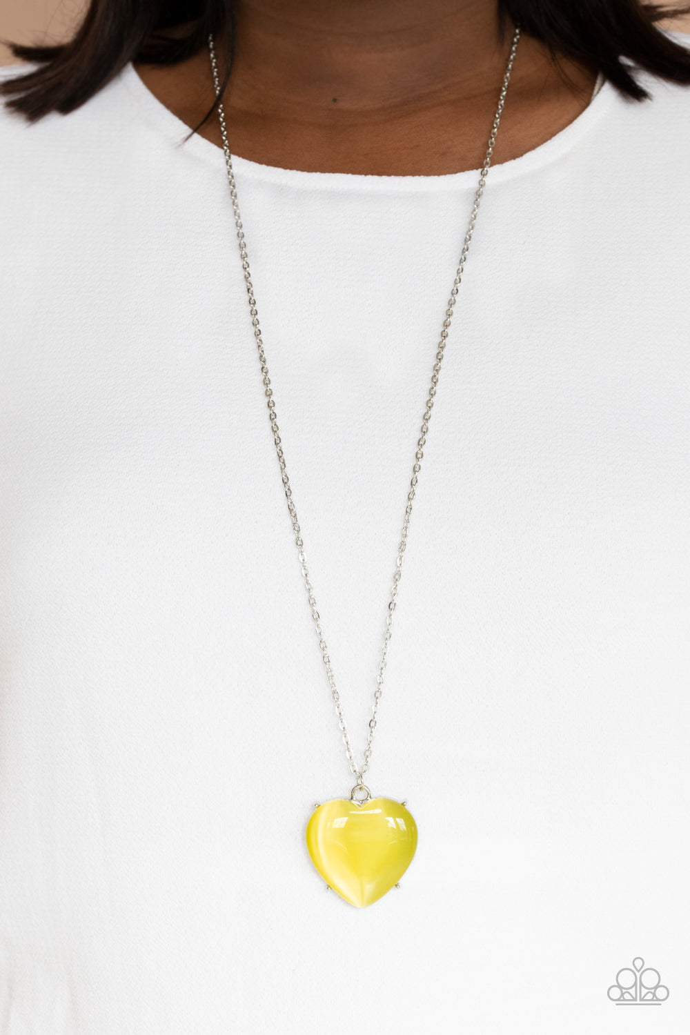 Warmhearted Glow - Yellow moonstone necklace