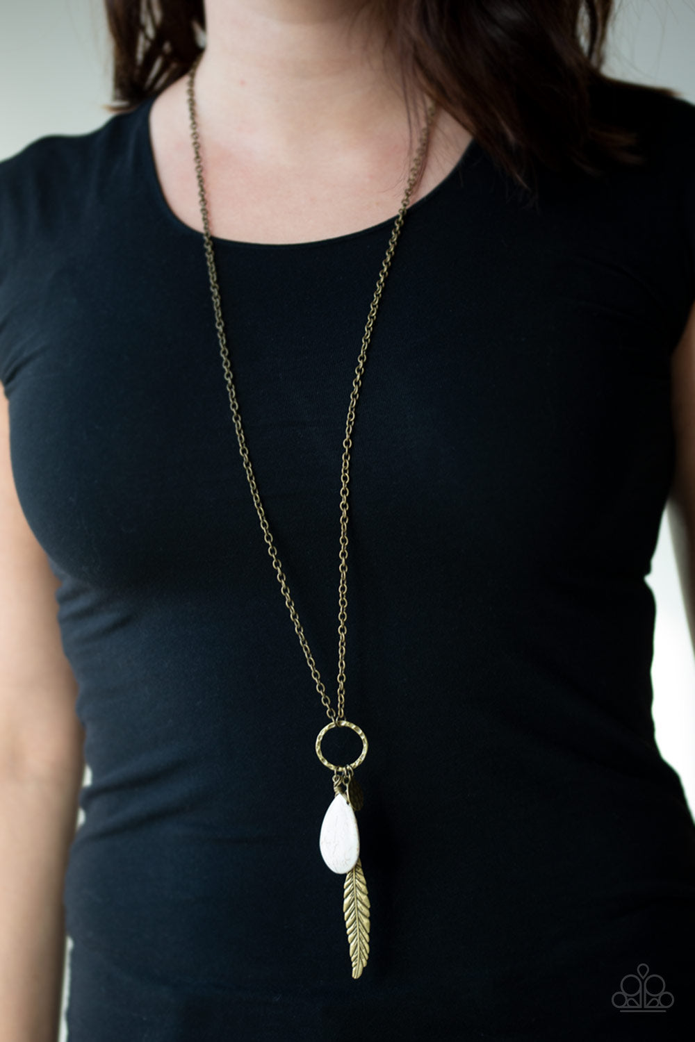 Canyon Quest - Brass necklace