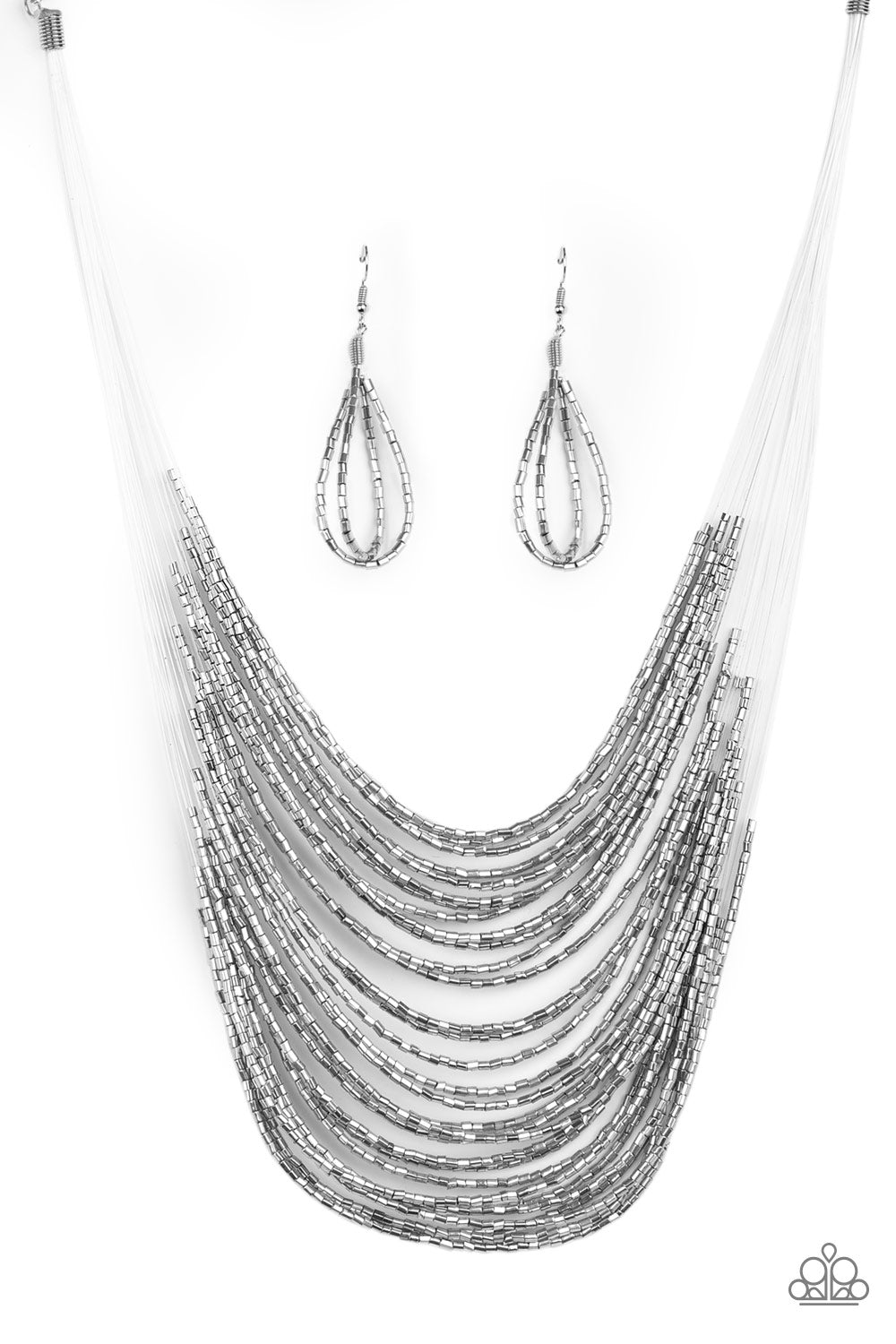 Catwalk Queen - Silver necklace