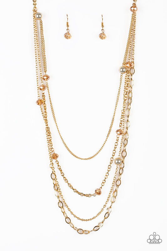 Glamour Grotto - Gold necklace