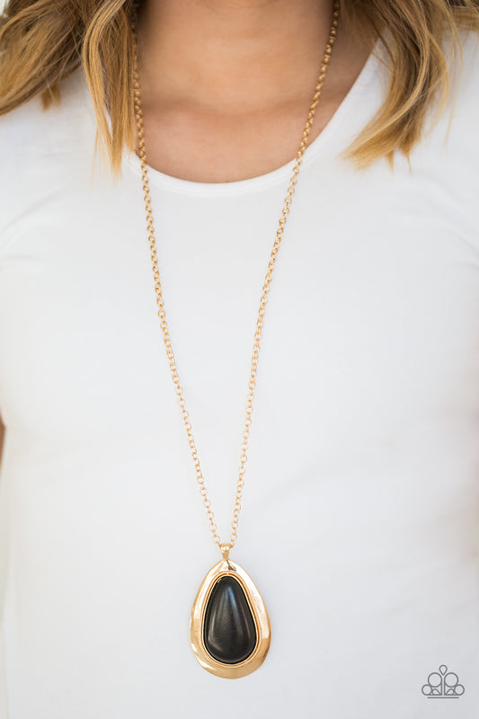 BADLAND To The Bone - Gold/Black necklace