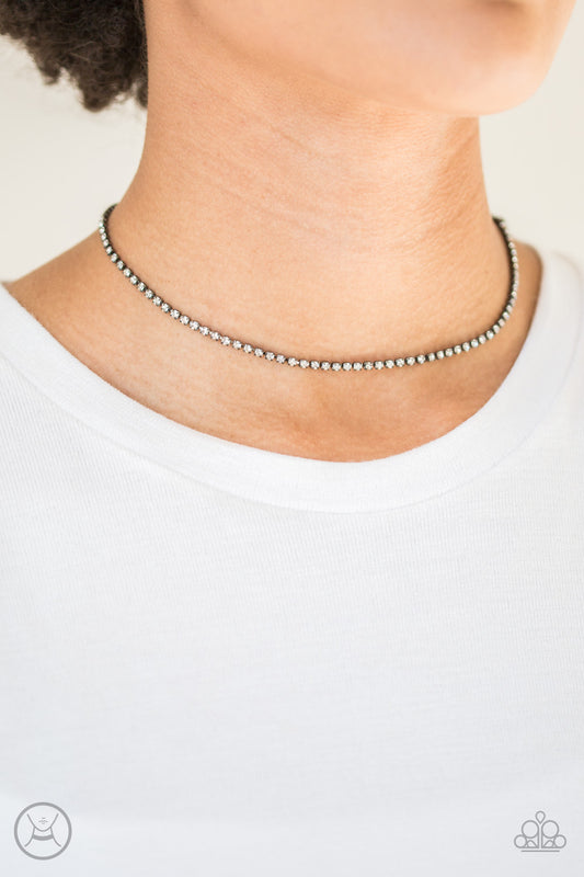 Pitch PURR-fect - Black/Gunmetal choker