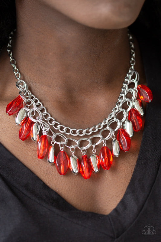 Spring Daydream - Red necklace