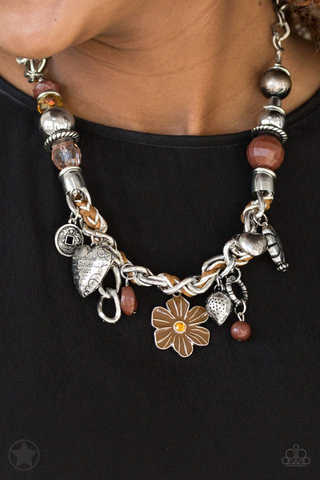 Charmed, I Am Sure - Brown necklace