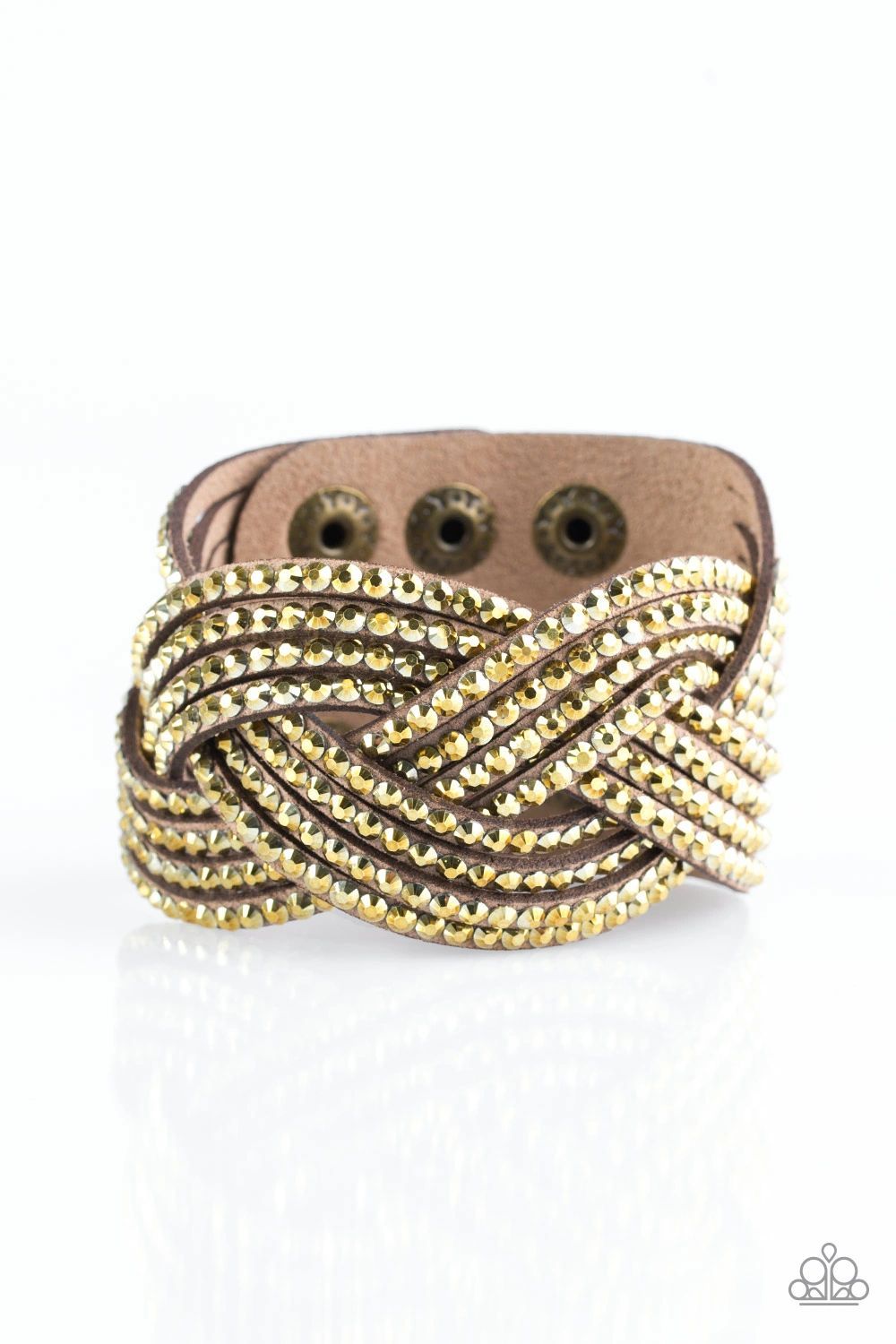 TOP CLASS CHIC - BRASS Wrap Bracelet