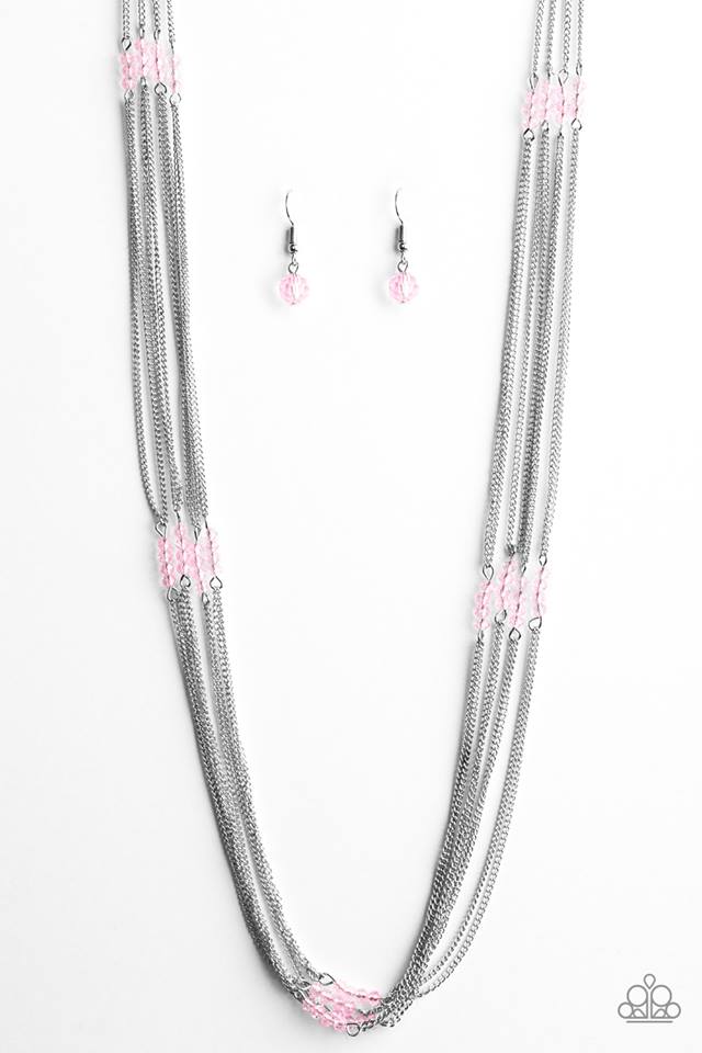 Oh My Glitter - Pink necklace