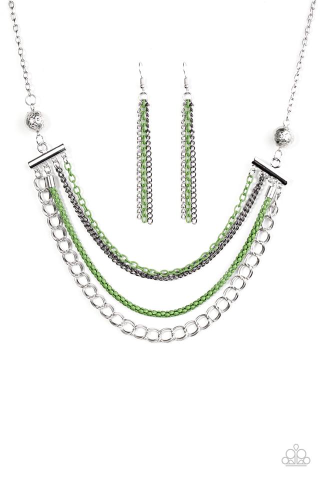 High-Intensity - Green necklace sets