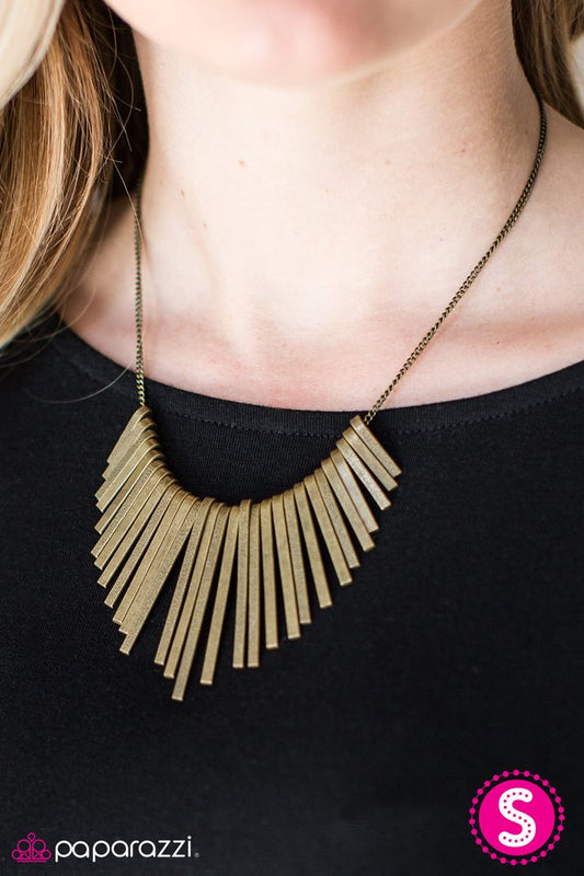 Wild Walkabout - Brass necklace