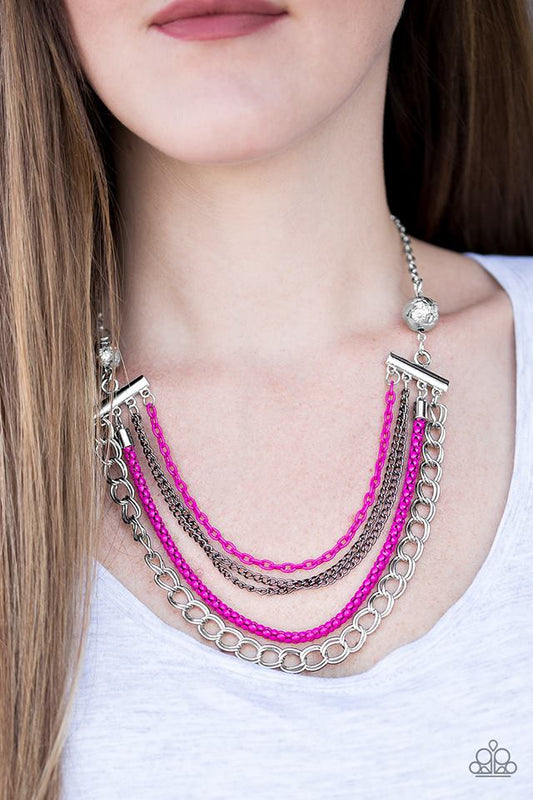 High-Intensity - Pink necklace