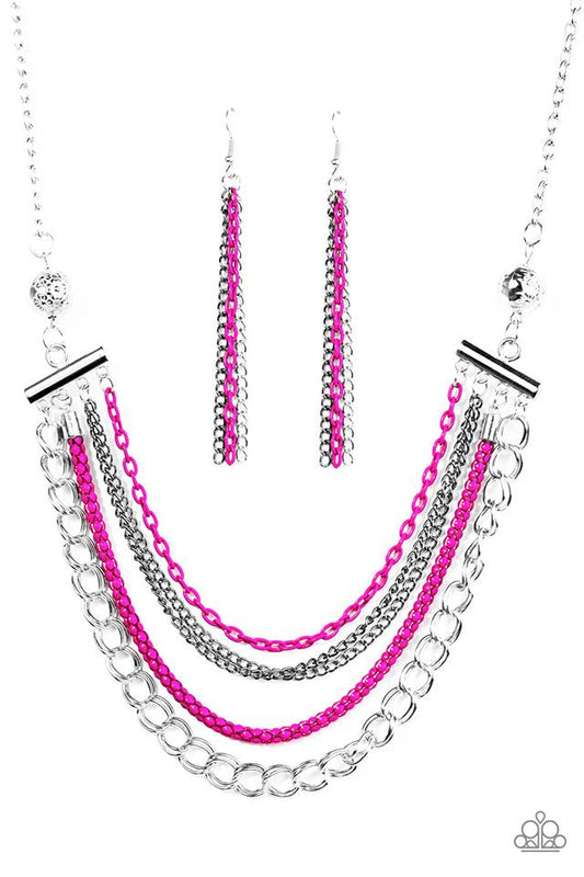 High-Intensity - Pink necklace