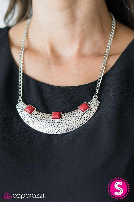 Fierce Fascination - Red Necklace