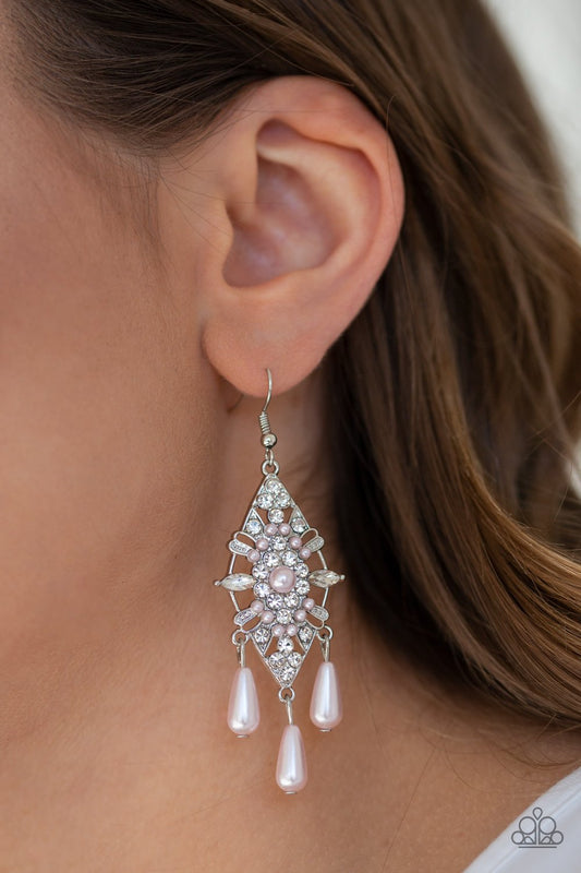 Majestic Mood - Pink Pearl earrings
