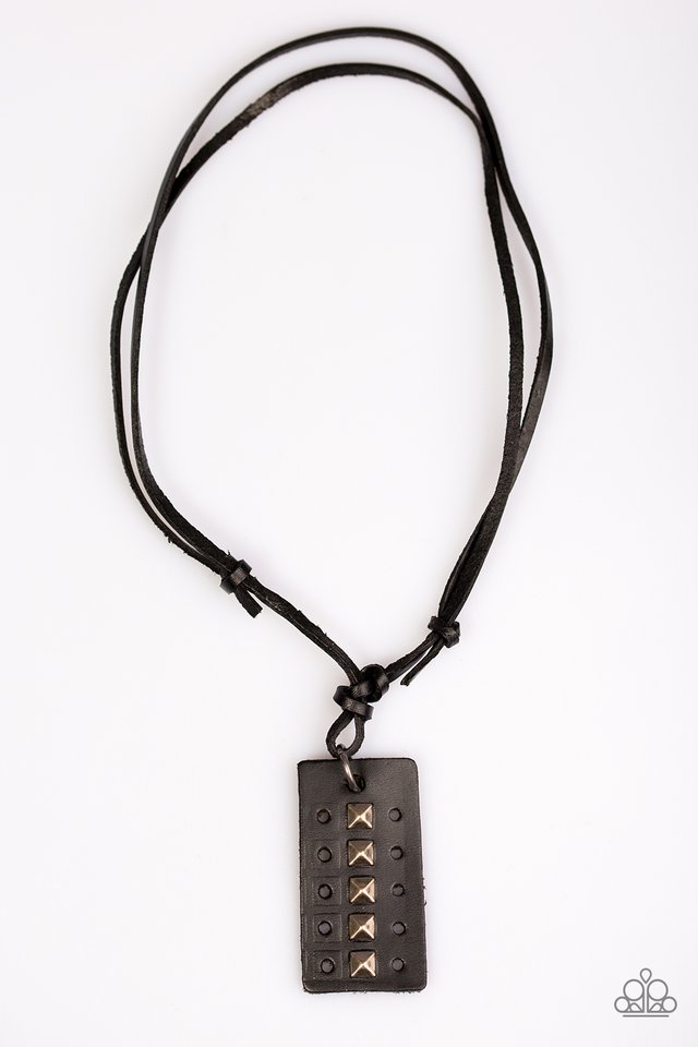 New Recruit - Black urban necklace