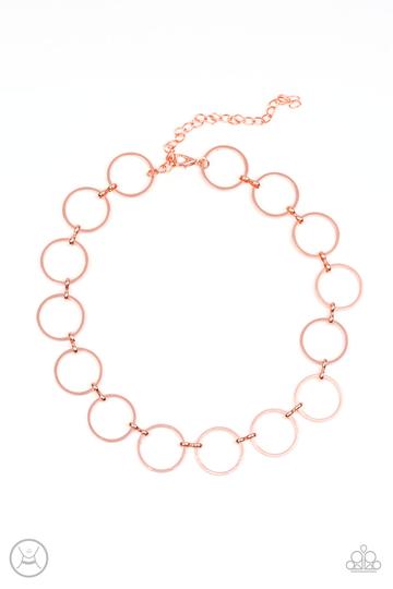 Retro Metro - Copper Choker Necklace