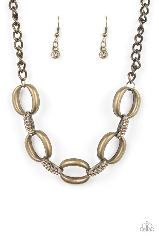 Boss Boulevard - Brass necklace w/ matching bracelet