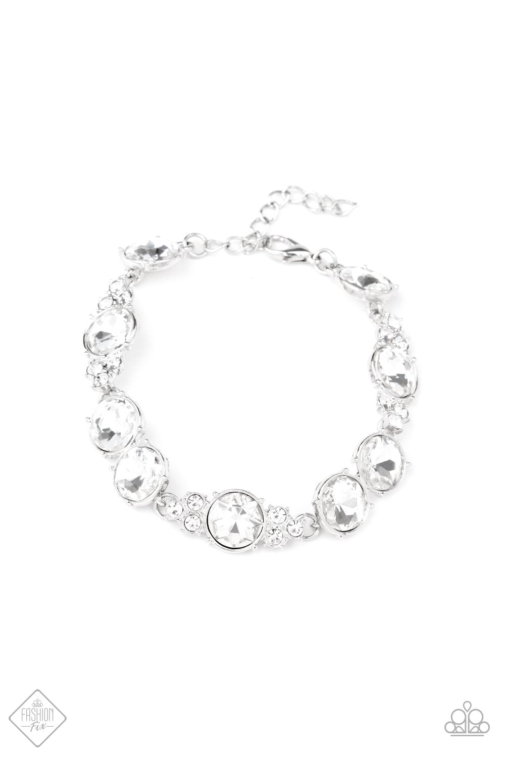 Care To Make A Wager? - White gems Bracelet
