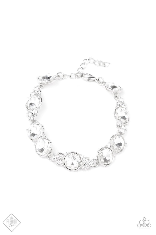 Care To Make A Wager? - White gems Bracelet
