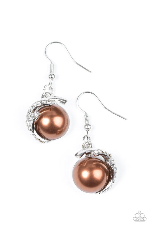 What You SEA Is What You Get - Brown Earrings