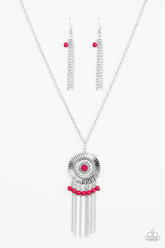 Pretty In Panama - Pink necklace