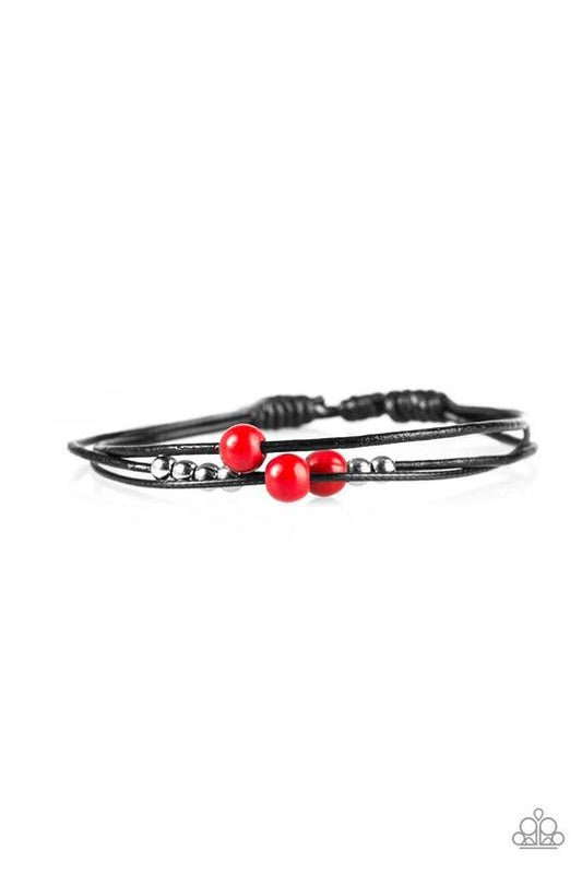 Mountain Treasure - Red urban bracelet