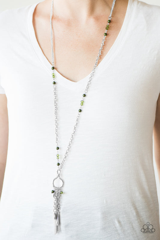 Whimsically Wayward - Green necklace set