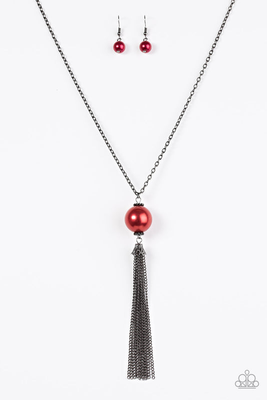 Be A Boss - Red necklace