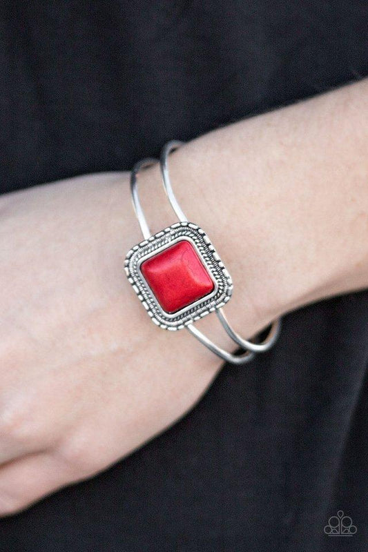 Hit A Plateau - Red Bracelet