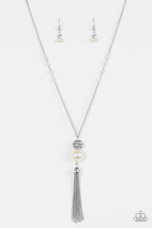 The Only Show In Town- White pearl necklace