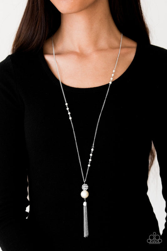 The Only Show In Town- White pearl necklace