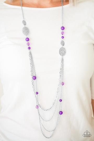 The SUMMERTIME Of Your Life! - Purple Necklace