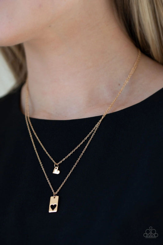 NOT YOUR DAMSEL - GOLD NECKLACE