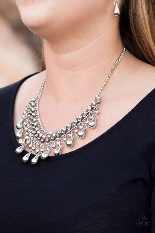 Dont Forget To BOSS! - Silver/Gunmetal necklace