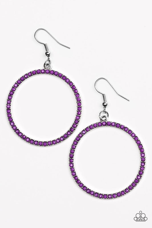 Spring Party- Purple Earrings