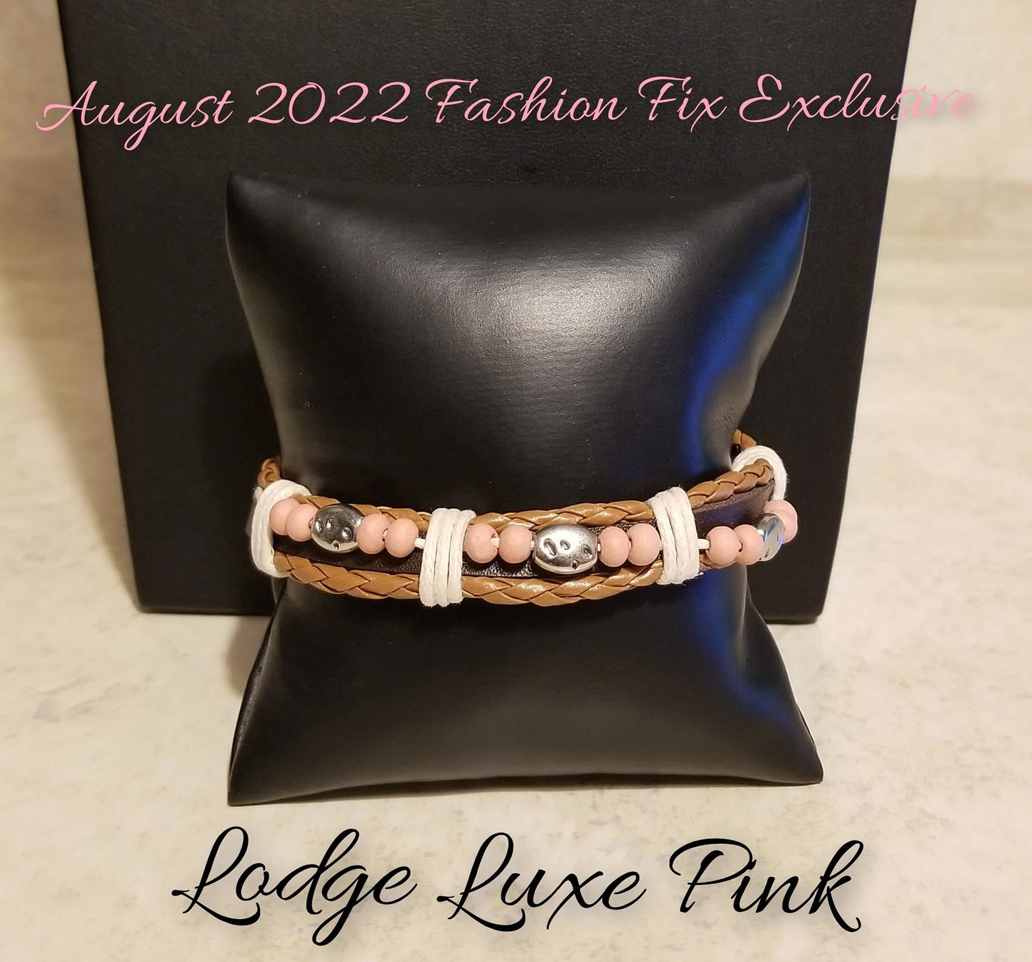 Lodge Luxe - Pink bracelet