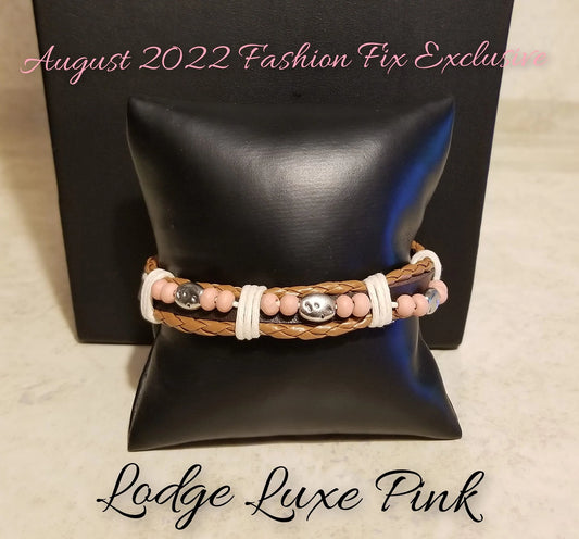 Lodge Luxe - Pink bracelet