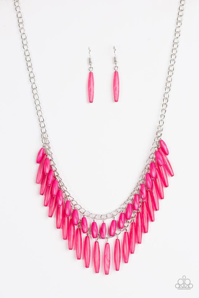 Speak Of The DIVA - Pink necklace