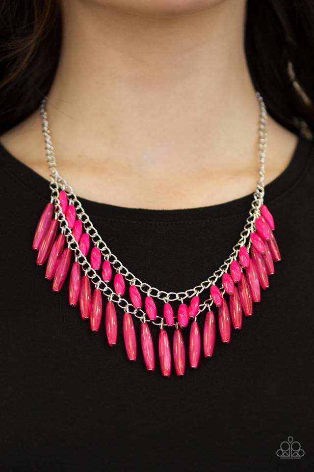 Speak Of The DIVA - Pink necklace