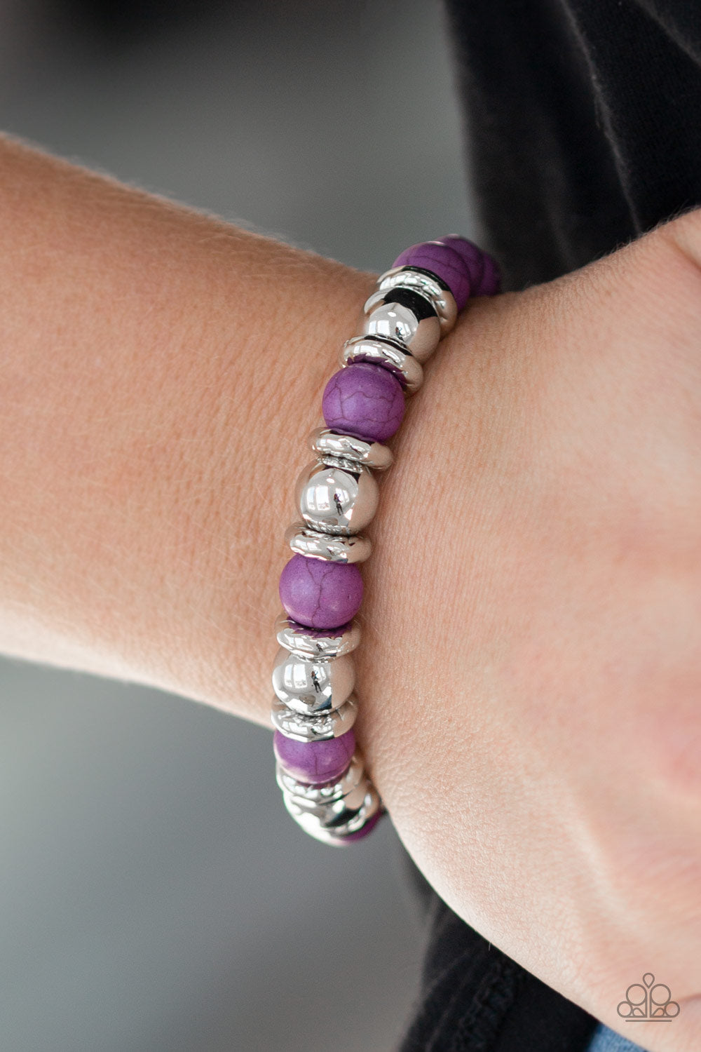 Across the Mesa - Purple bracelet