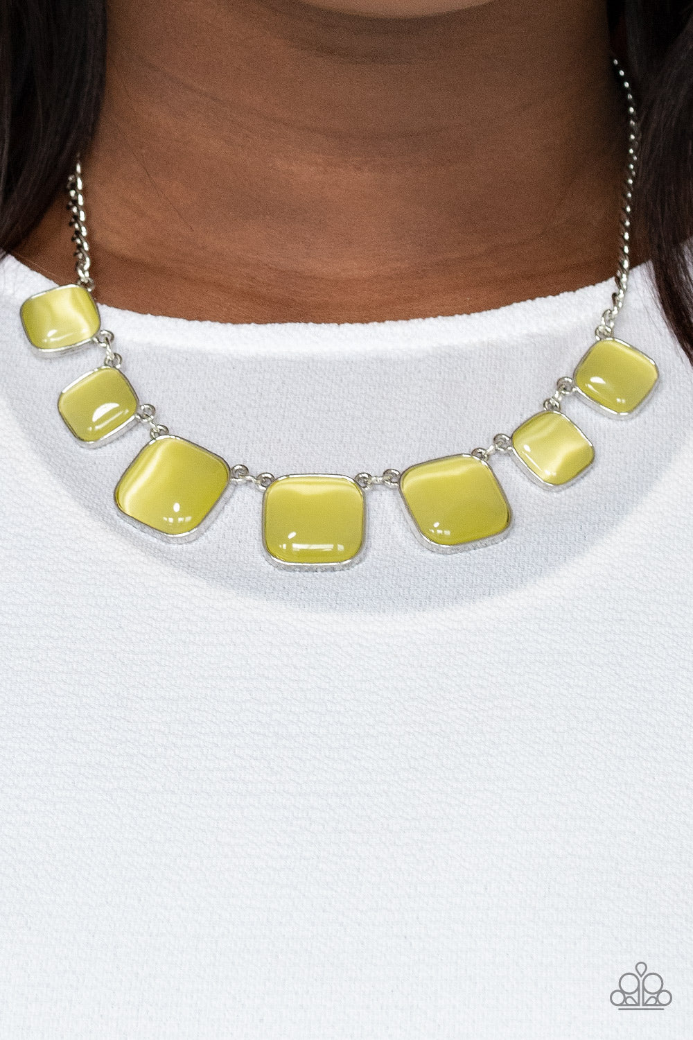 Aura Allure - Yellow moonstone necklace