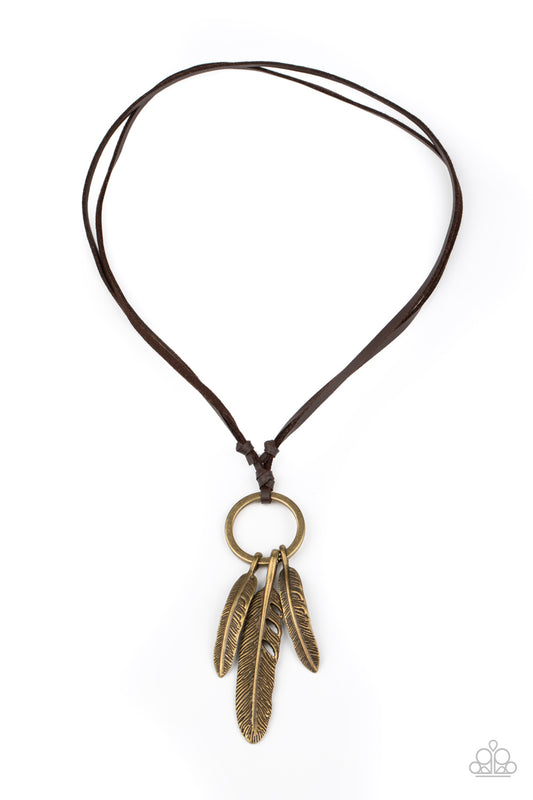 Bird Watcher - Brown necklace