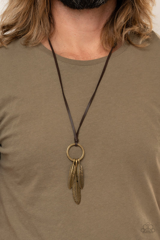 Bird Watcher - Brown necklace