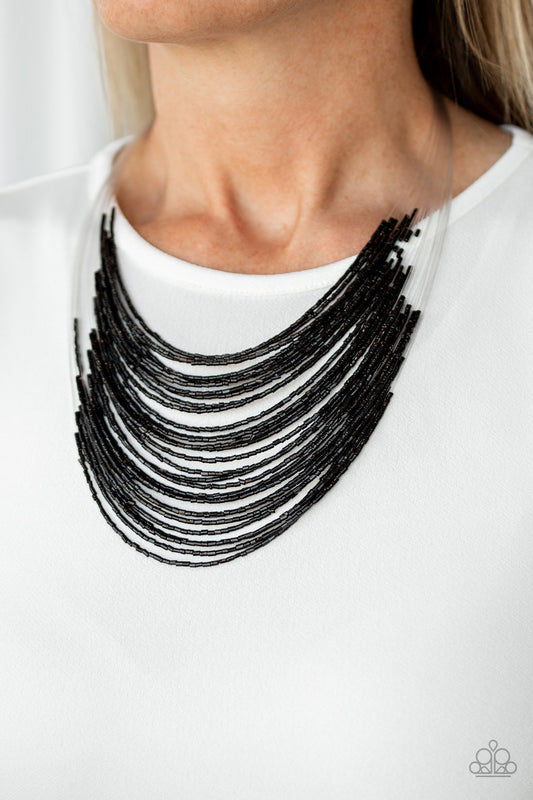 Catwalk Queen - Black necklace