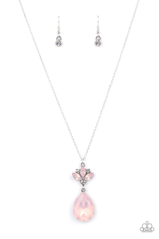 Celestial Shimmer - Pink Iridescent necklace