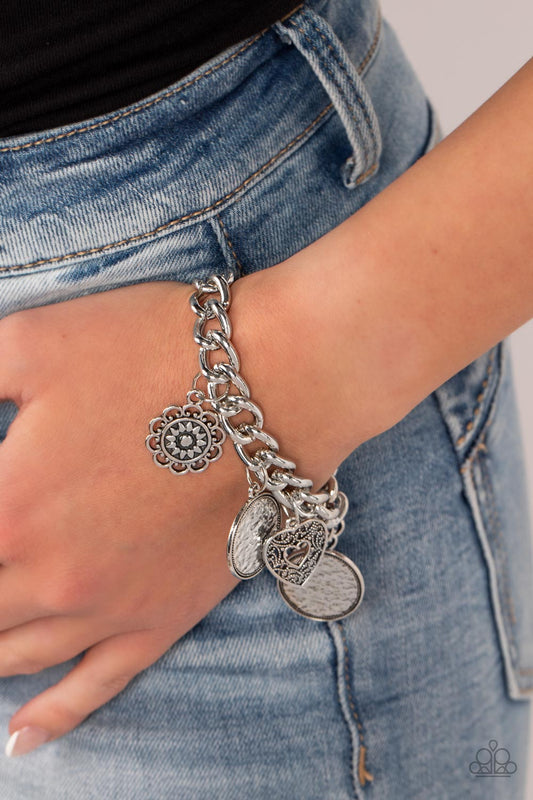 Complete CHARM-ony - Silver charm bracelet