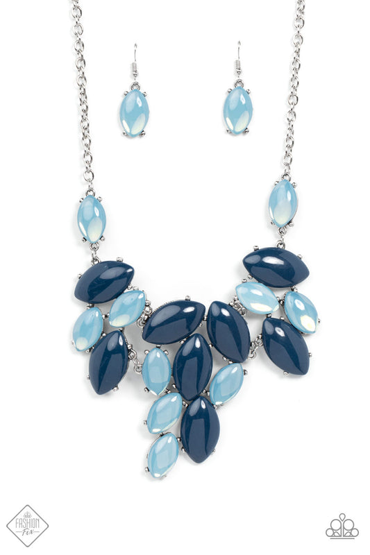 Date Night Nouveau - Blue necklace & matching bracelet (October 2021 - Fashion Fix)