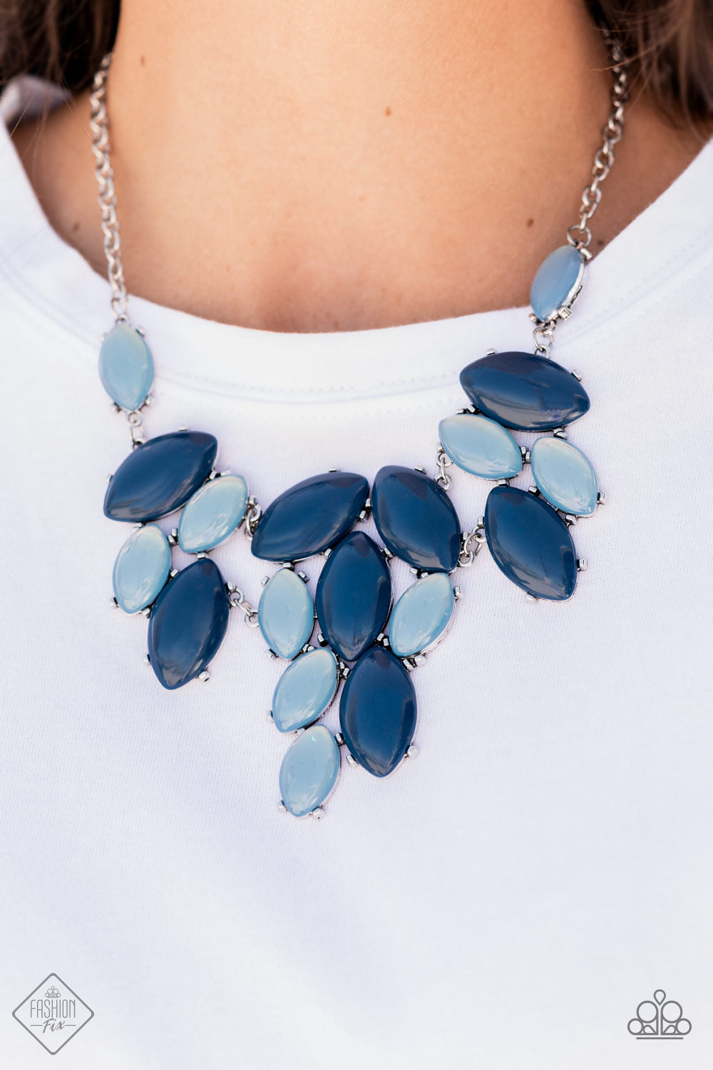 Date Night Nouveau - Blue necklace (October 2021 - Fashion Fix)