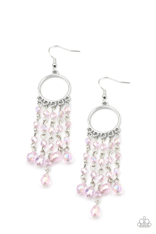 Dazzling Delicious - Pink earrings